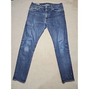 Vintage Levis Mens 512 Slim Tapered Jeans Size 32x30 Big E Denim 5 Pocket